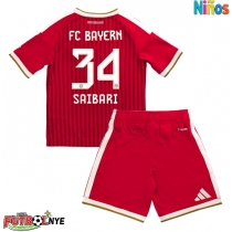 Camiseta Bayern Munich Ismael Saibari #34 Primera Equipación para niños 2026-27 manga corta (+ pantalones cortos)